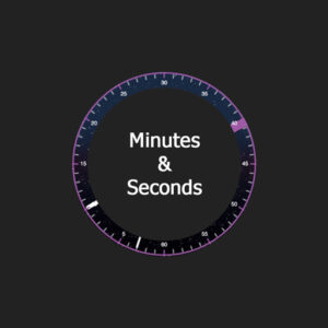 Icosmo Clock Minutes & Seconds