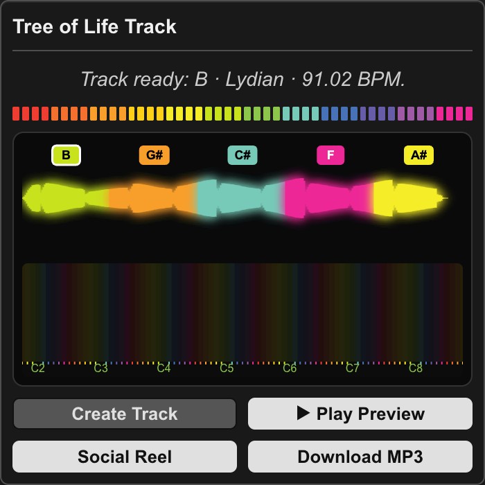 Icosmo Kabbalah: the Tree of Life track, ready to play