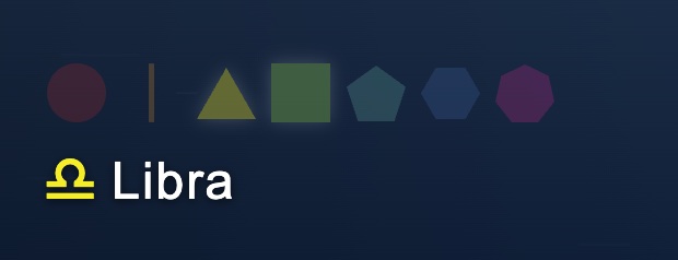 Icosmo Sky Clock: the chakras of the hour with Solar Plexus and Heart active, and the sign Libra